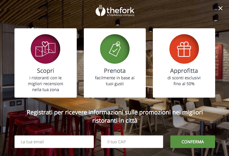 app fork per ristoranti